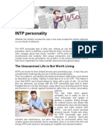 INTP Personality: The Unexamined Life Is Not Worth Living