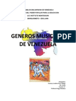 Generos Musicales Venezuela