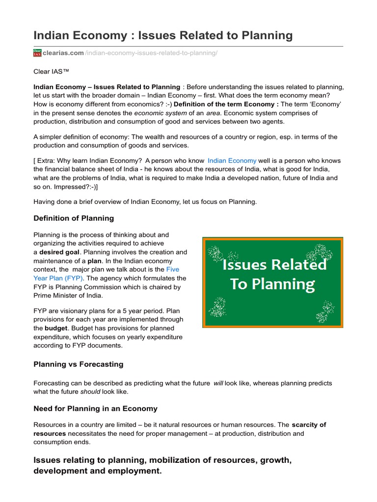 Ias Ips Notes | PDF | Resource | Economy Of India