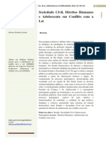 Sociedade Civil, Direitos Humanos e Adolescente em Conflito Com A Lei