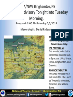 Wind Chill Advisory Tonight Into Tuesday Morning.: NOAA/NWS Binghamton, NY