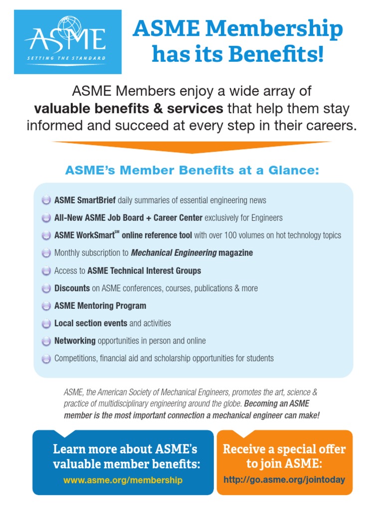 ASME Membership Benefits Overview | PDF