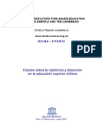 Estudio Sobre La Repitencia y Deserción