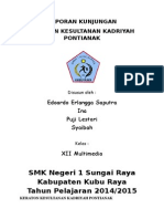 Laporan Kunjungan Keraton Kesultanan Kadriyah Pontianak