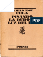 Cela, Camilo José - Pisando La Dudosa Luz Del Día (Lumen, 1986)