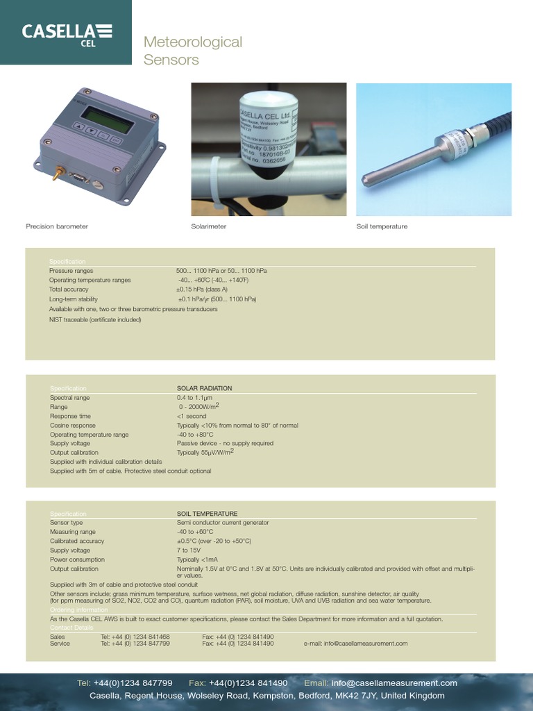 A4 Barometer Solarimeter Soil1 | PDF | Science & Mathematics