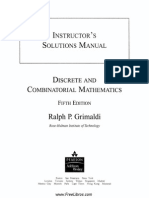 Sol Discrete and Combinatorial Mathematics 5ed R. Grimaldi PDF