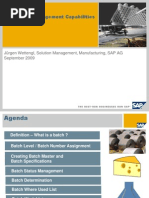 SAP Batch Status Management Overview | PDF | Stocks | Inventory