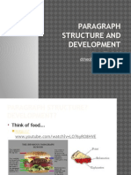 Paragraph Structure and Development PPT