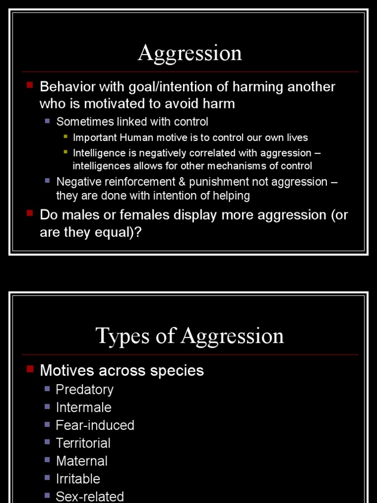 Human Aggression Theory Pdf – UNIT 4 AGGRESSION AND VIOLENCE – WYFC