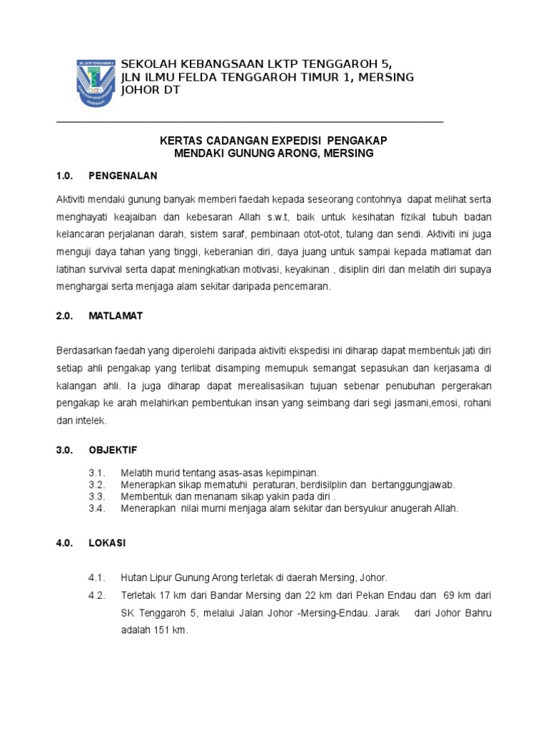 Aktiviti Pendakian Kembaraan Bantu Jana Pendapatan Ekopelancongan Tempatan Verst Backpackerz