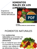 Clase1-Pigmentos Naturales en Los Alimentos