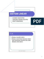 Kuliah 4 Sistem Linear