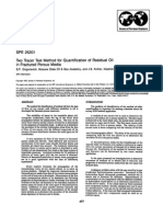 Two Tracer Test Method for Quantification of Residual Oil