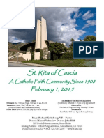 Saint Rita Parish Bulletin 2/1/2015