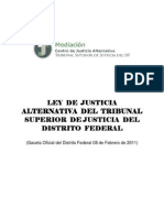 Ley de Justicia Alternativa TSJDF