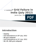 Power Grid Failure in India