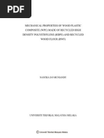 Download Mechanical Properties of Wood Plastic Composite WPC Made of Recycled High Density Polyethylene HDPE and Recycled Wood Flour RCF by Nadya Chandra SN254543875 doc pdf