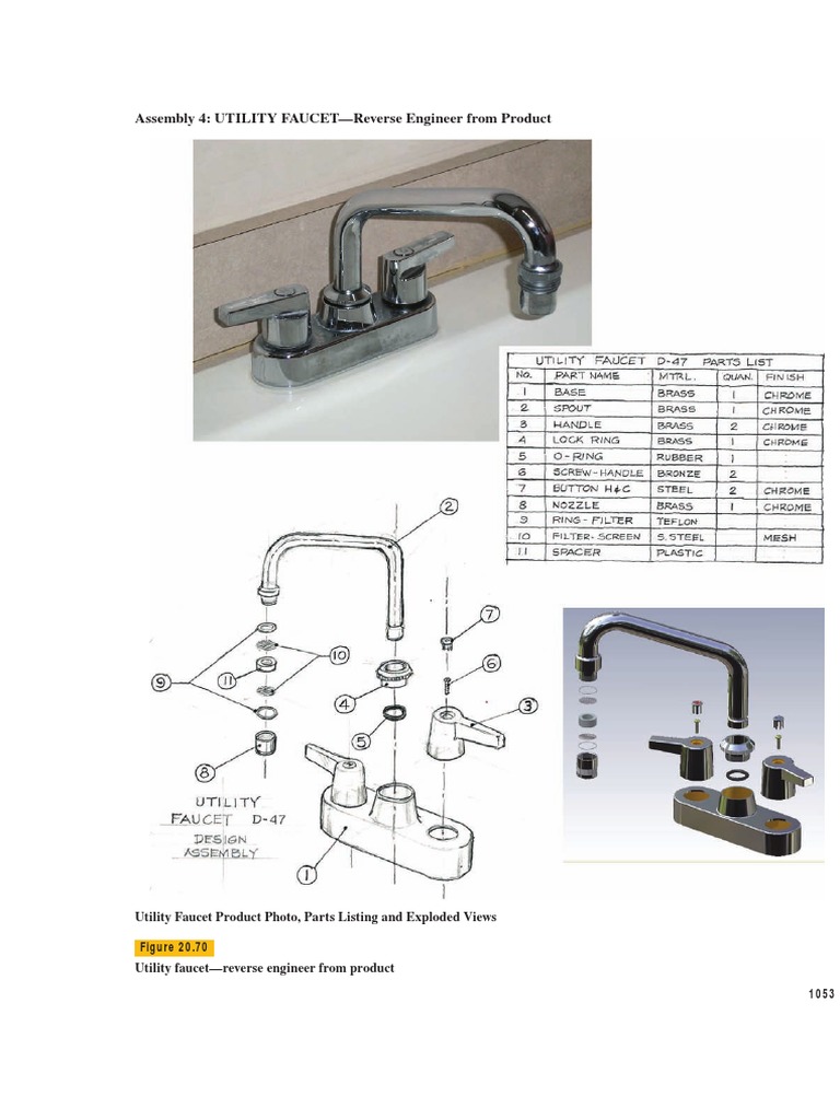Utility Faucet Reverse Engineering Guide | PDF | Hydraulics | Gas ...