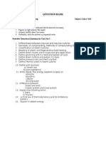 Question Bank: Subject - Thermal Engineering Subject Code:17410 Instructions