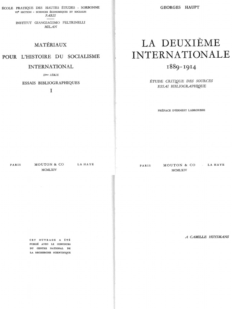La Deuxieme Internationale | PDF