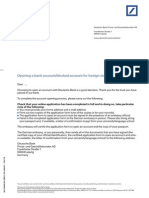 Deutsche Bank - Application Form
