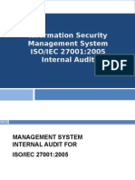 ISO 27001-2005 Internal Audit Course