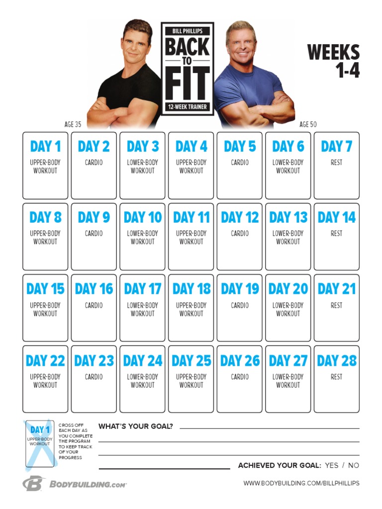 Bill phillips back to fit calendar