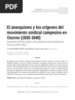 El anarquismo y los orígenes del movimiento sindical campesino en Osorno (1930-1940)