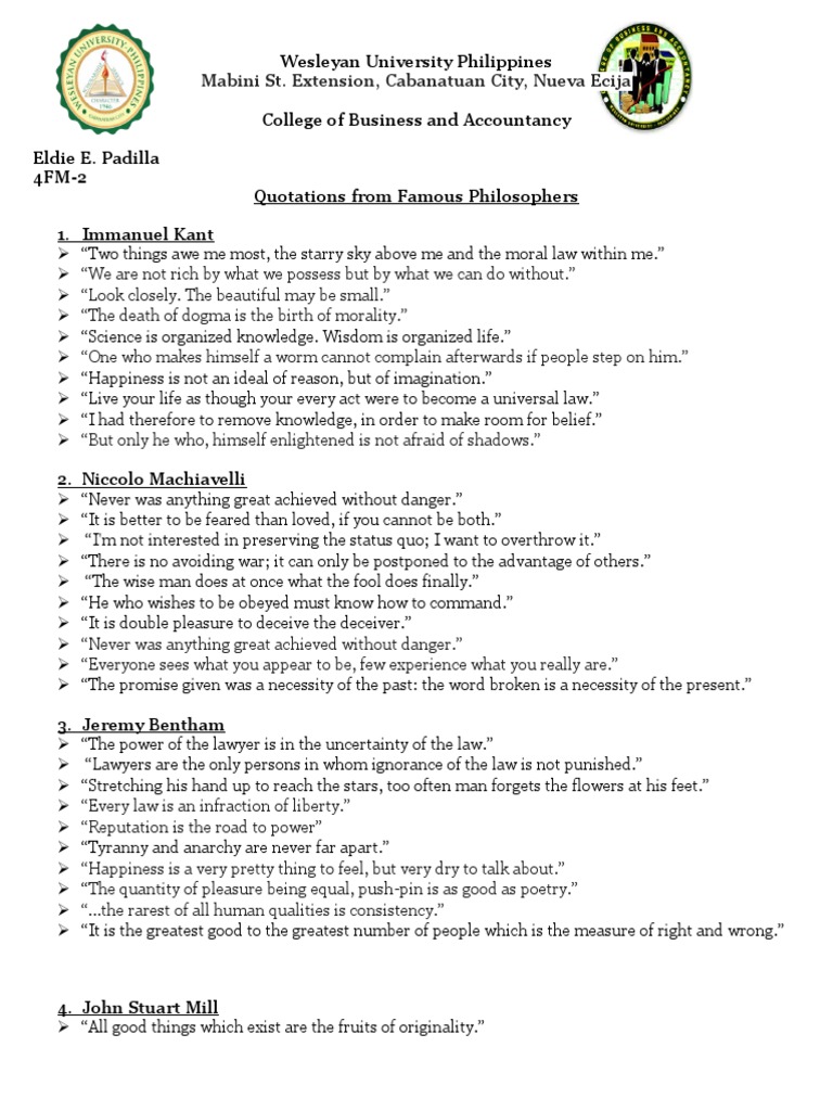 Famous Philosopher's Quotes. | Reason | Mind