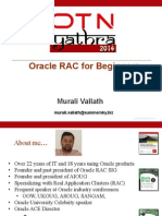 Oracle RAC For Beginners: Murali Vallath