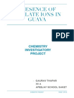 Chem Project For Class 12th