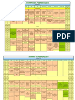 Horario Previsto Febrero 2015 