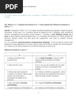 C++ Complete Notes