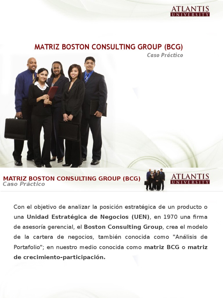 Matriz BCG Ejercicios Practicos | PDF | Marketing | Producto (Negocio)