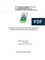 094- Control Interno Como Elemento Para La Efectividad de La Administración de Inventarios