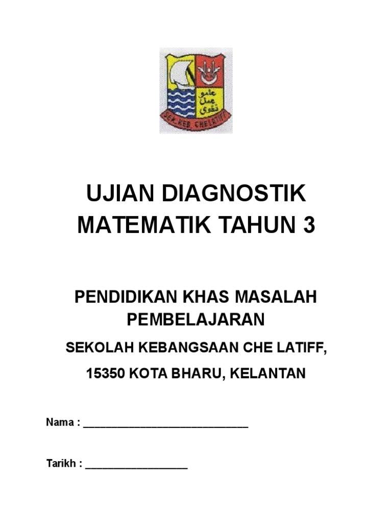 Ujian Diagnostik Matematik Tahun 3 Pdf