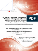 The Mystery Machine, End-To-End Performance Analysis of Large-scale Internet Services - Chow, Meisner, Flinn, Peek, Wenisch