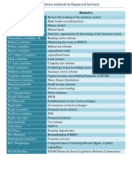 Committees Related to Financial Sectors