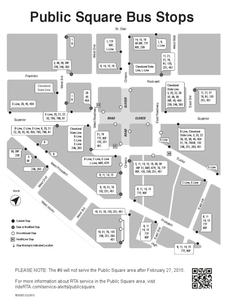 Public Square Stop Map | PDF