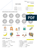 1.write The Numbers:: Test Paper