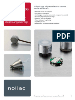 Noliac Sensors and Tansducers Datasheet