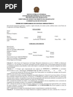 Form 1 Termo de Compromisso Estágio Obrigatório