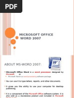 Microsoft Office WORD 2007