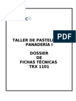 Dossier Fichas Tecnicas TRX 1101 Taller Pasteleria y Panaderia2 140406164959 Phpapp02