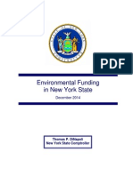 NYS Comptroller. Environmental Funding in New York State, December 2014