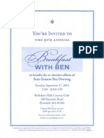 Benefit To Re-Elect Senator Ben Downing PDF