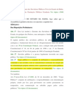 Lei 6677-94 - Estatuto Dos Servidores Públicos Civis Do Estado Da Bahia