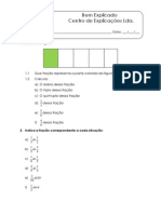 3.1 - Multiplicação de números racionais não negativos - Ficha de Trabalho (1)