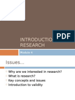 Introduction To Research